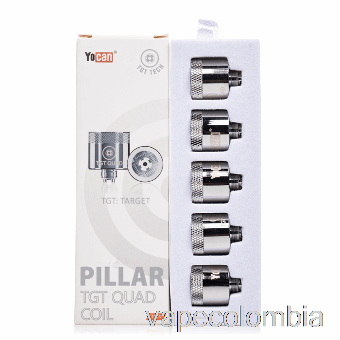 Bobinas De Repuesto Vape Recargable Yocan Pilar Tgt Bobinas Cuádruples Pilar Tgt